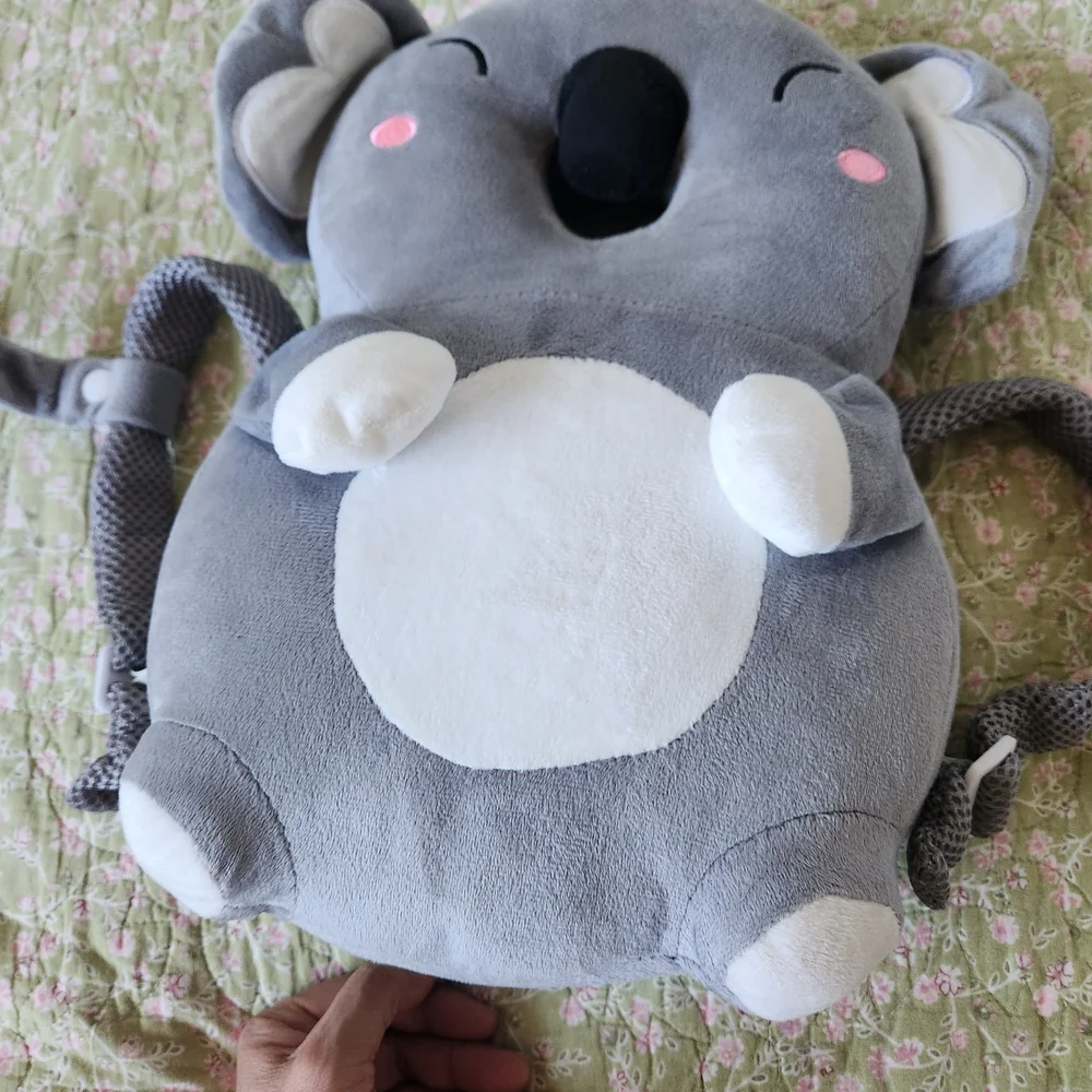 baby bump protect backpack Charming Gray Koala Plush  for Kids Girls/Boy's